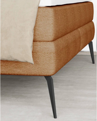 Łóżko kontynentalne Adel 140x200 cm, boxspring, tapicerowane, materace, Wersal Łóżko kontynentalne Adel 140x200 cm, boxspring, tapicerowane, materace, Wersal