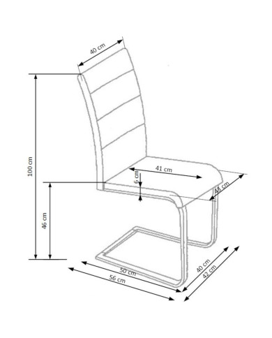 Krzesło K85 Ciemny Krem-6 Krzesło K85 Ciemny Krem-6