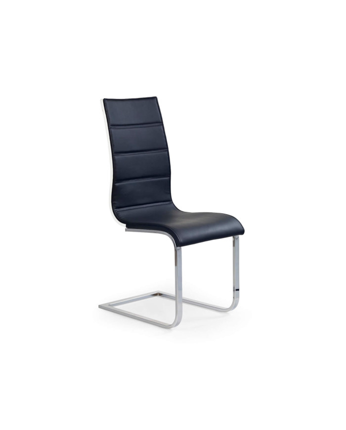 Krzesło K104 Czarne/białe-1