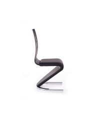 Krzesło K194 Czarne/białe-2