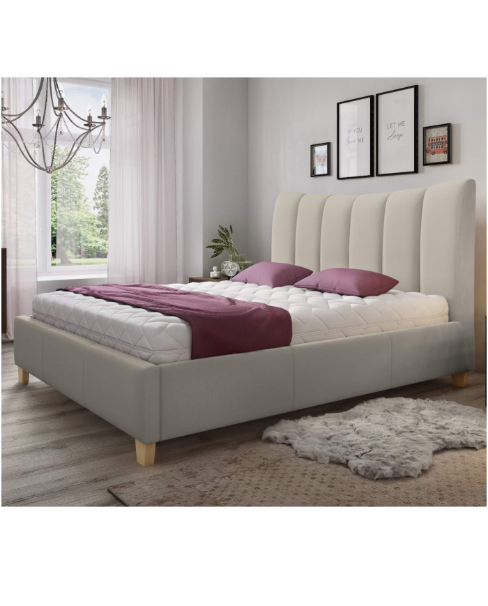 Łóżka tapicerowane Ariel 160x200 cm, Comforteo