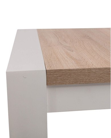 Stół rozkładany ST40/1/L, laminat, prostokąt, 1 wkład powiększający, 140-200/77/80 cm, noga 9x9 cm, DREW-MARK Stół rozkładany ST40/1/L, laminat, prostokąt, 1 wkład powiększający, 140-200/77/80 cm, noga 9x9 cm, DREW-MARK