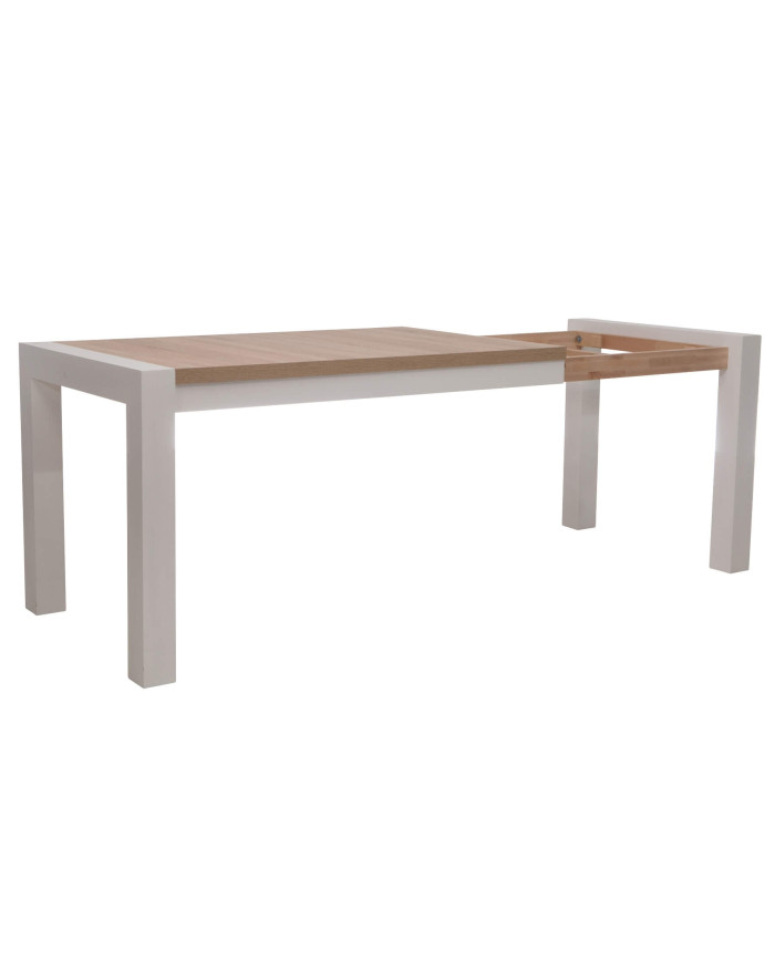 Stół ST40/1/L, rozkładany, 140-200/77/80 cm, noga 9x9 cm, 1 wkład powiększający, DREW-MARK