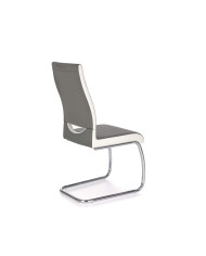 Krzesło K259 Popielate/białe-2