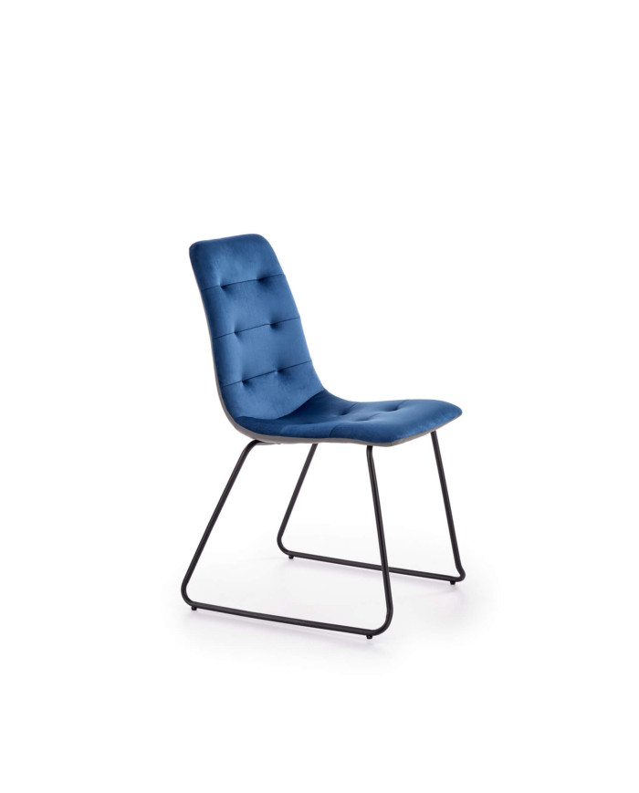 Krzesło K321 Granatowe/popielate-1