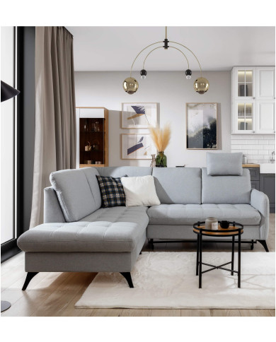 Narożnik Lukka OS+2FB+1 zagłówek, funkcja spania, pojemnik, Stagra Narożnik Lukka OS+2FB+1 zagłówek, funkcja spania, pojemnik, Stagra