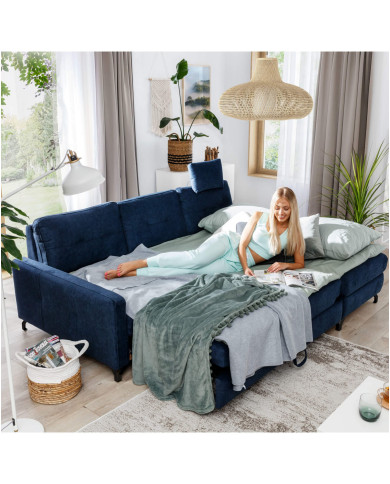 Narożnik Nawe 2FB+OSB+1 zagłówek, funkcja spania, regulowane oparcia, Stagra Narożnik Nawe 2FB+OSB+1 zagłówek, funkcja spania, regulowane oparcia, Stagra