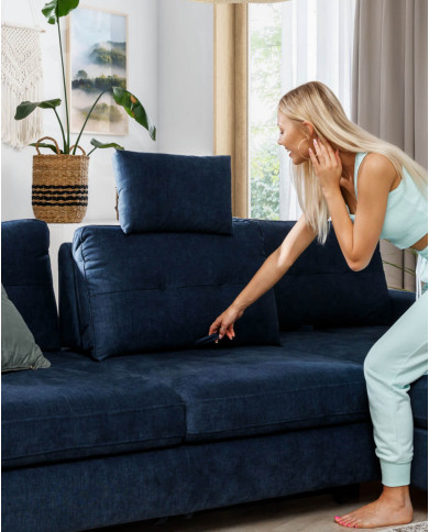 Narożnik Nawe 2FB+OSB+1 zagłówek, funkcja spania, regulowane oparcia, Stagra Narożnik Nawe 2FB+OSB+1 zagłówek, funkcja spania, regulowane oparcia, Stagra