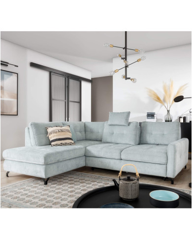 Narożnik Nawe 2FB+OS+1 zagłówek, funkcja spania, pojenik, regulowane oparcia, Stagra Narożnik Nawe 2FB+OS+1 zagłówek, funkcja spania, pojenik, regulowane oparcia, Stagra