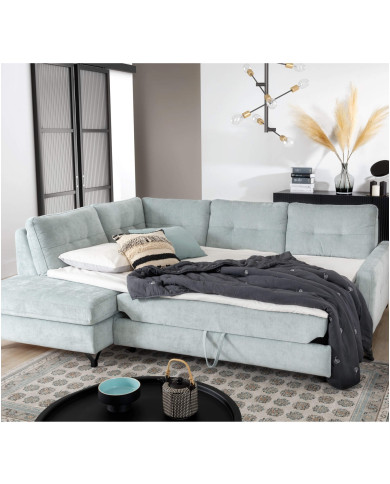 Narożnik Nawe 2FB+OS+1 zagłówek, funkcja spania, pojenik, regulowane oparcia, Stagra Narożnik Nawe 2FB+OS+1 zagłówek, funkcja spania, pojenik, regulowane oparcia, Stagra