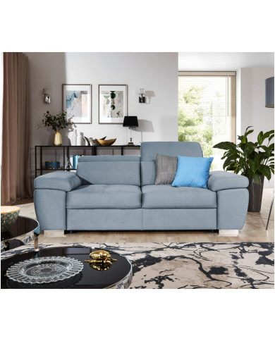 Sofa Rosso 3F, funkcja spania, regulowane zagłówki, Stagra