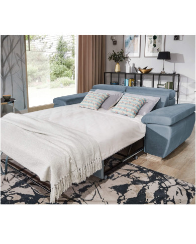 Sofa Rosso 3F, funkcja spania, regulowane zagłówki, Stagra