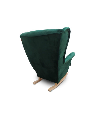 Fotel Uszak na drewnianych płozach, Lebex