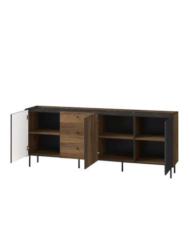 Komoda Prestigo P6, z drzwiami i szufladami, DOLMAR Komoda Prestigo P6, z drzwiami i szufladami, DOLMAR