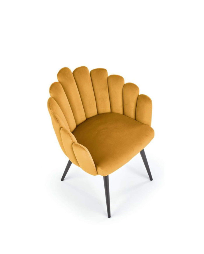 Krzesło K410, musztardowe
