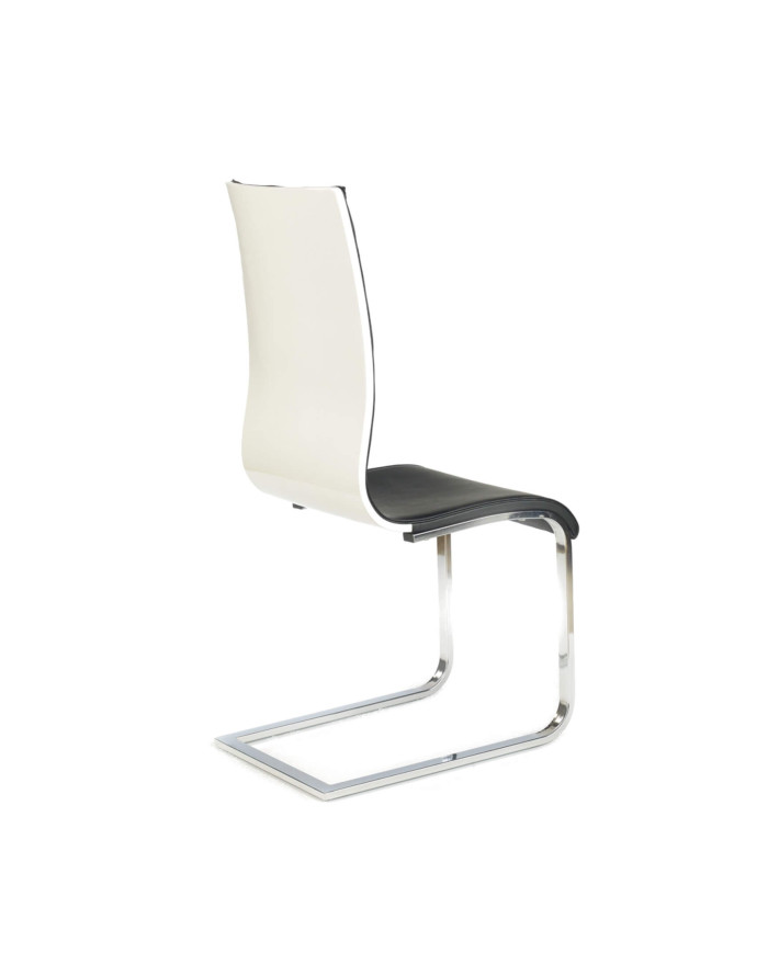 Krzesło K104 Czarne/białe