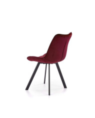 Krzesło K332 Bordowe/Czarne