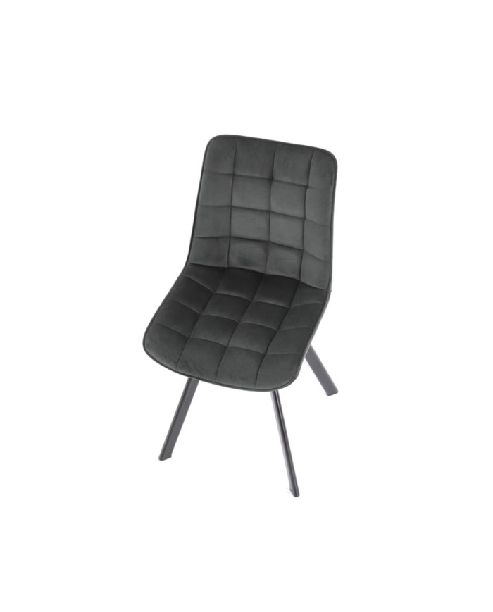 Krzesło K332 Ciemnopopielate/Czarne