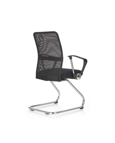 Fotel Vire Skid Pracowniczy Czarny-3 Fotel Vire Skid Pracowniczy Czarny-3