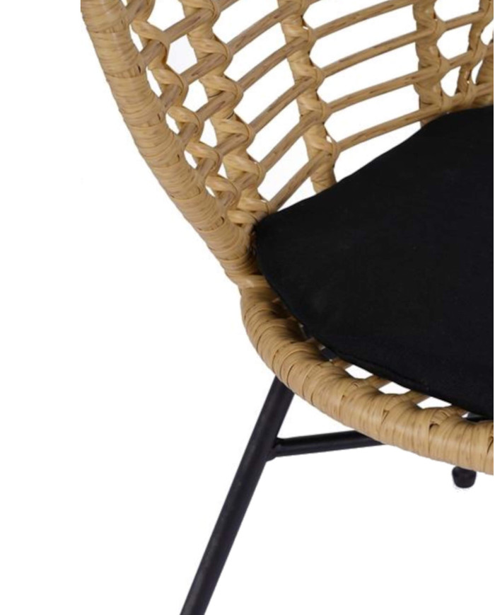Krzesło K472 Naturalny/ Czarny