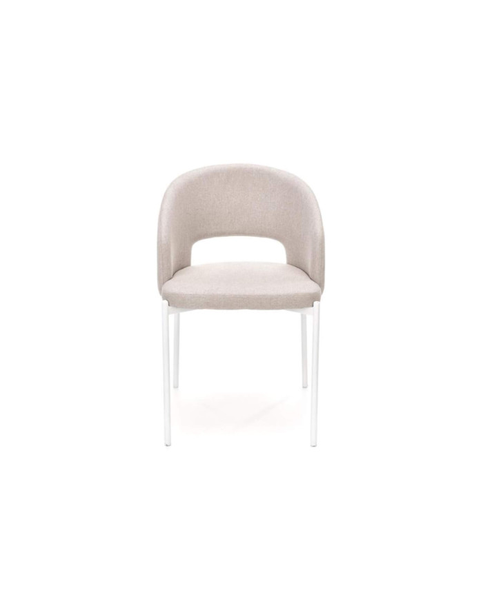 Krzesło K486 Beżowe/ białe