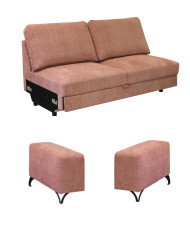 Sofa Flavio mała L6F+L5+R5, funkcja spania, COMFORTEO