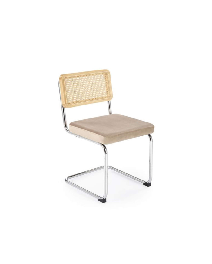 Krzesło K504, beżowe/ naturalne
