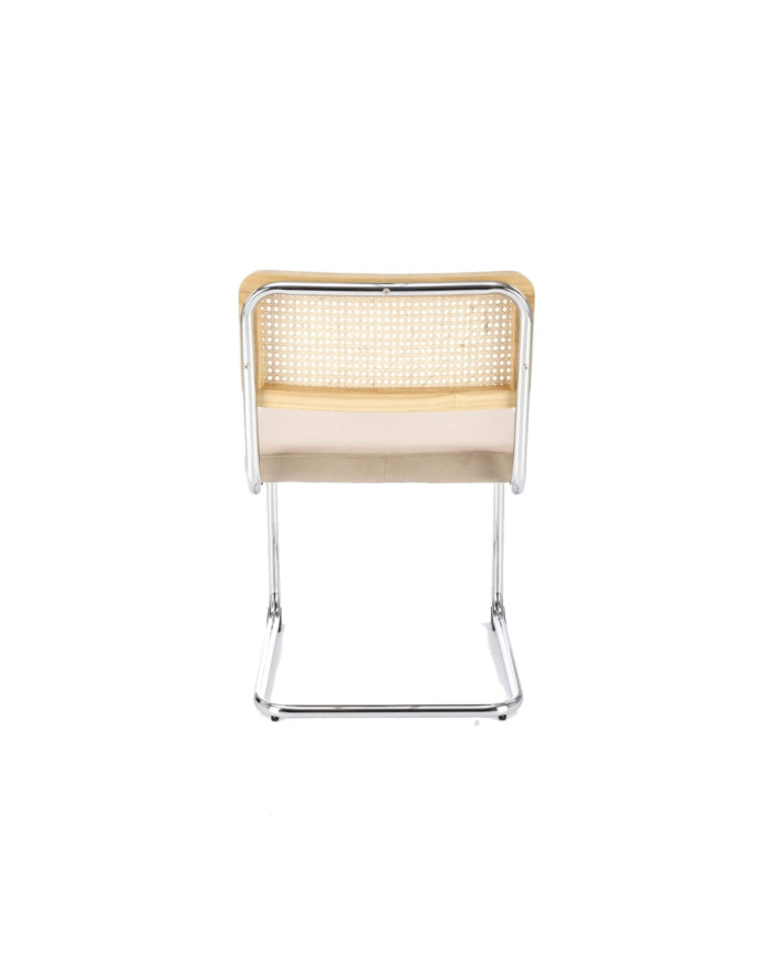 Krzesło K504, beżowe/ naturalne