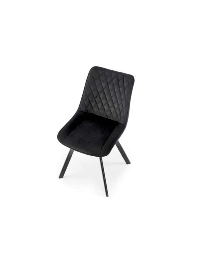 Krzesło K520, częściowo obrotowe, czarne