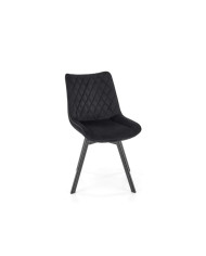 Krzesło K520, częściowo obrotowe, czarne