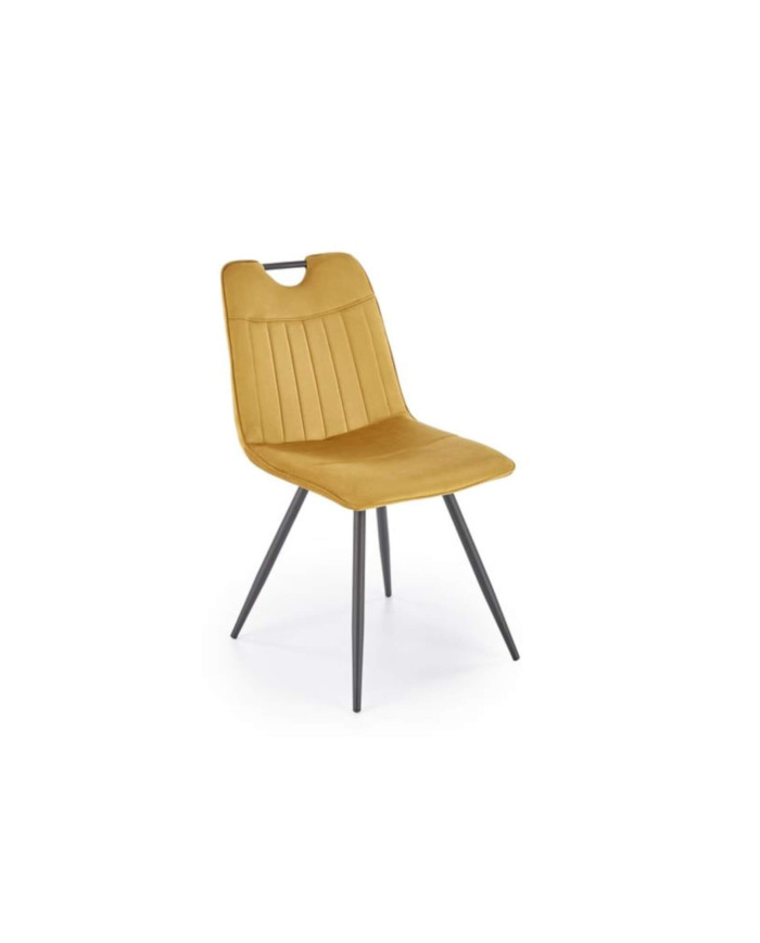 Krzesło K521, musztardowe