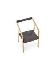 Krzesło Azul 2, naturalny/ popielaty