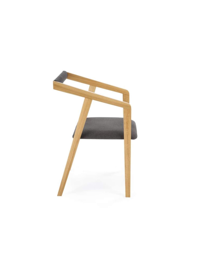 Krzesło Azul 2, naturalny/ popielaty