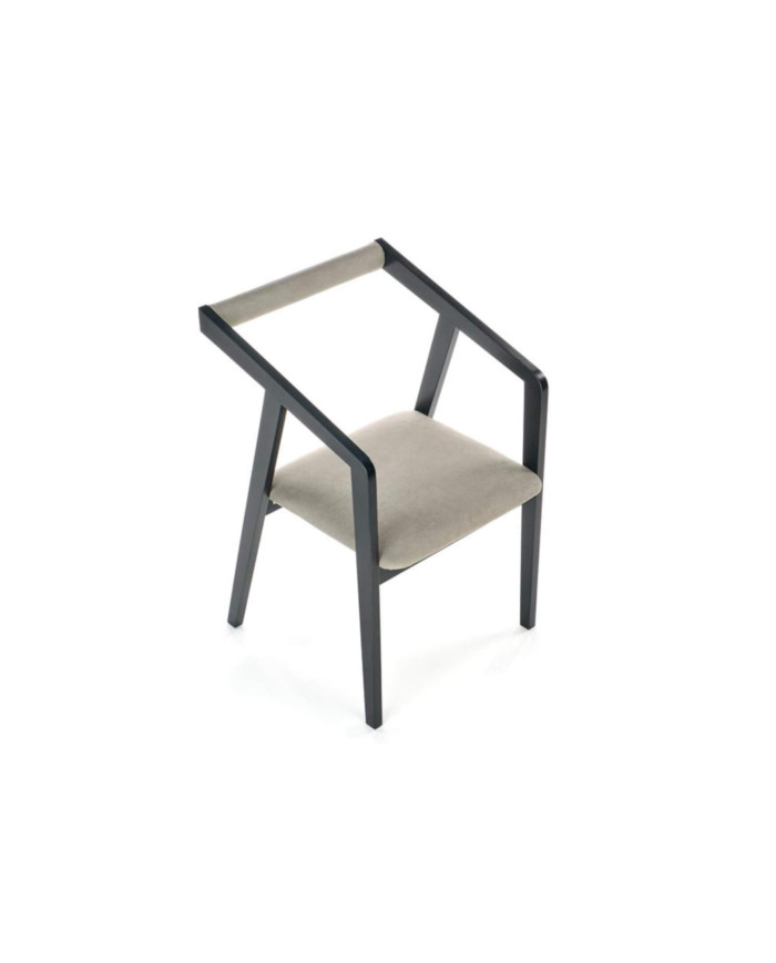 Krzesło Azul, czarny/ popielaty