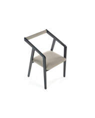 Krzesło Azul, czarny/ popielaty