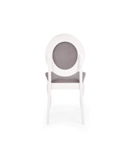 Krzesło Barock, białe/ popielate