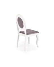 Krzesło Barock, białe/ popielate