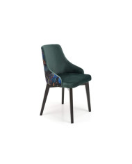 Krzesło Endo wenge, zielony/ bluvel 78