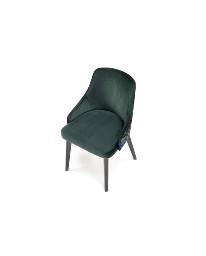 Krzesło Endo wenge, zielony/ bluvel 78