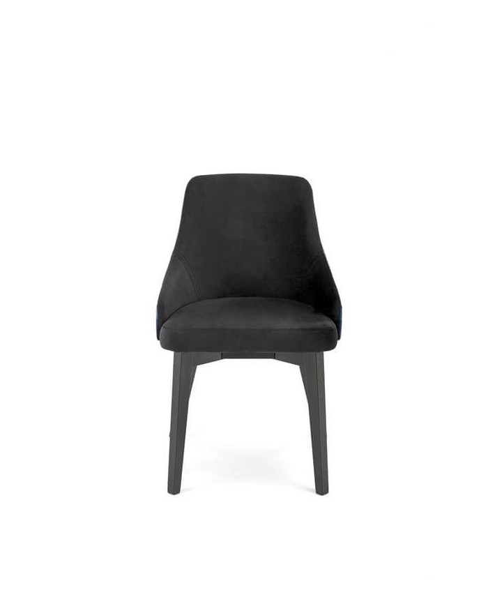 Krzesło Endo wenge, czarny/ bluvel 19