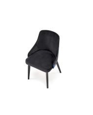 Krzesło Endo wenge, czarny/ bluvel 19