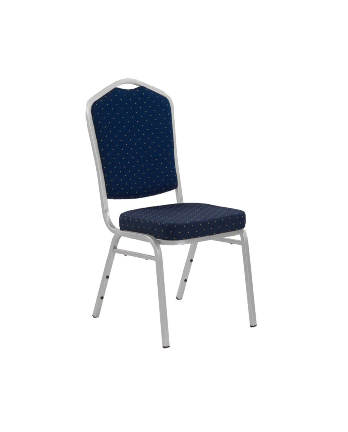 Krzesło K66S Niebieskie/ srebrne