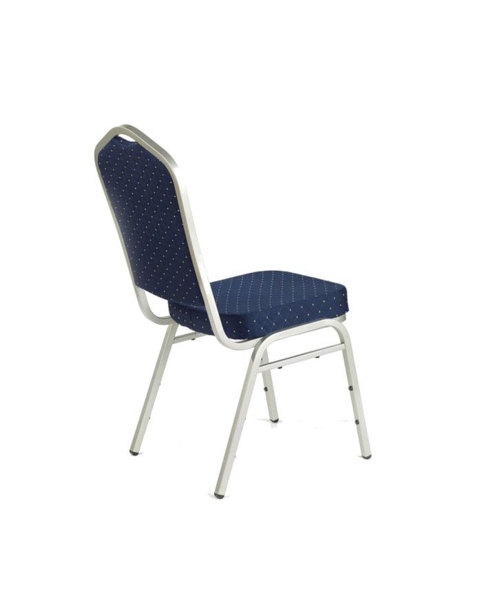 Krzesło K66S Niebieskie/ srebrne