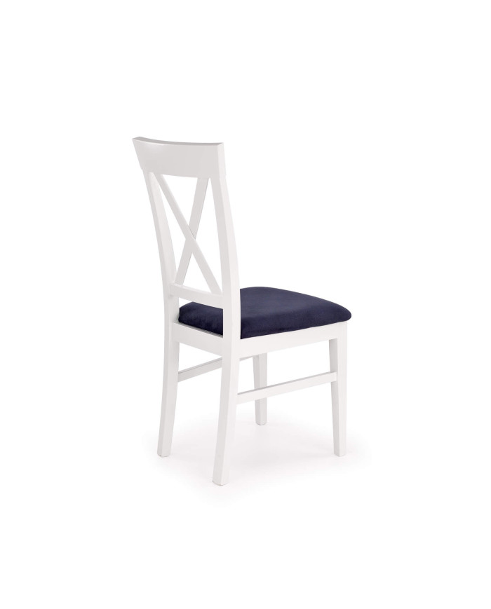Krzesło Bergamo Białe/granatowe-2