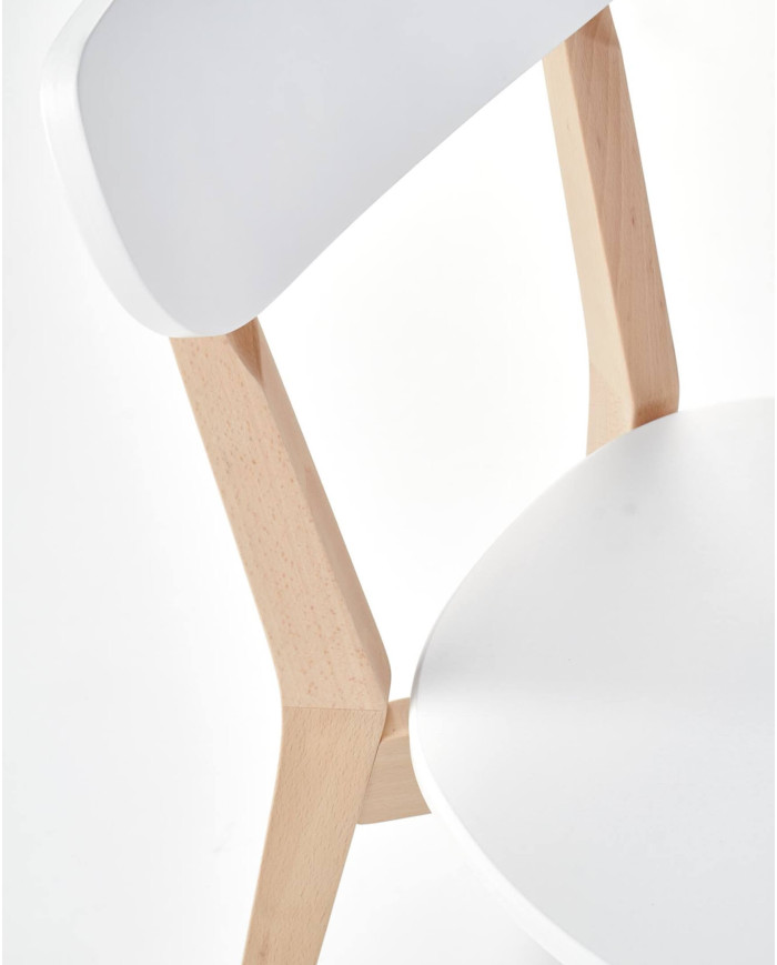 Krzesło Buggi Naturalne/białe-5