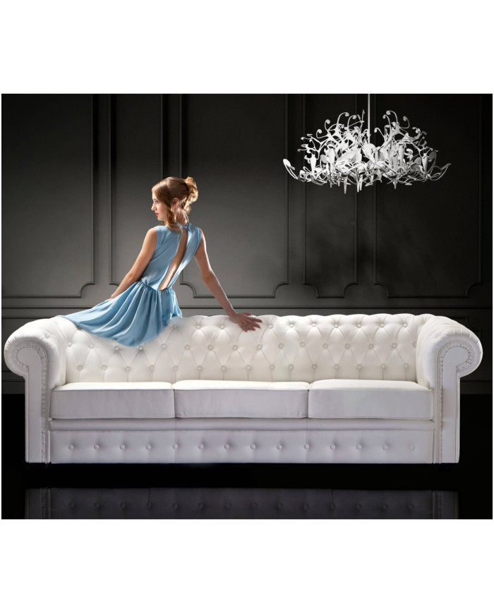Sofa Chesterfield 3F, funkcja spania, ROBE
