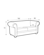 Sofa Chesterfield 2, ROBE
