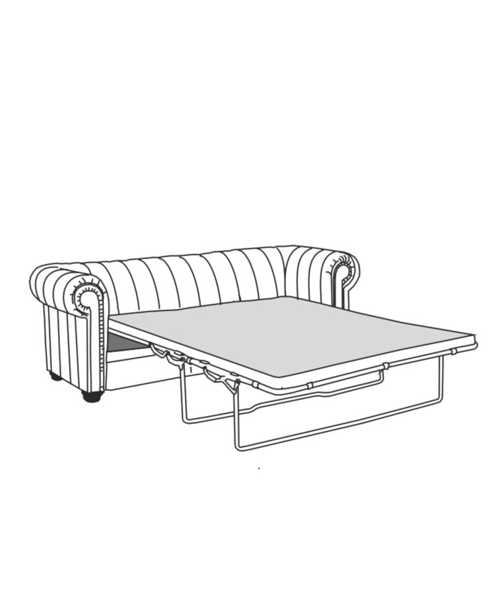 Sofa Chic 3F, funkcja spania, ROBE