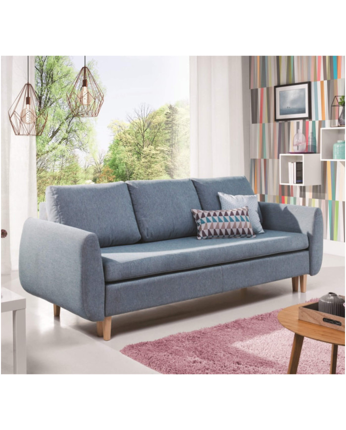 Sofa Jaśmin 3F, funkcja sapnia, pojemnik, ROBE
