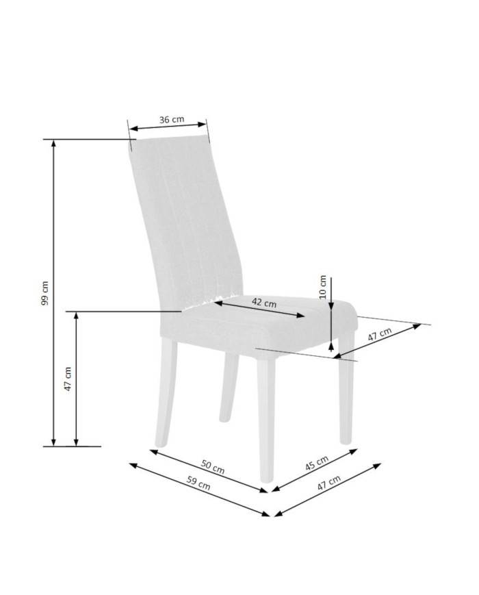 Krzesło Diego Białe Inari91-3